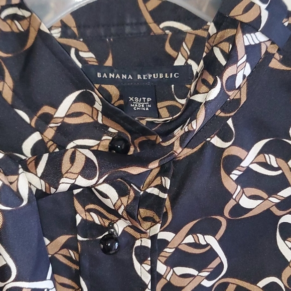 Banana Republic Chain Link Blouse - Picture 3 of 3